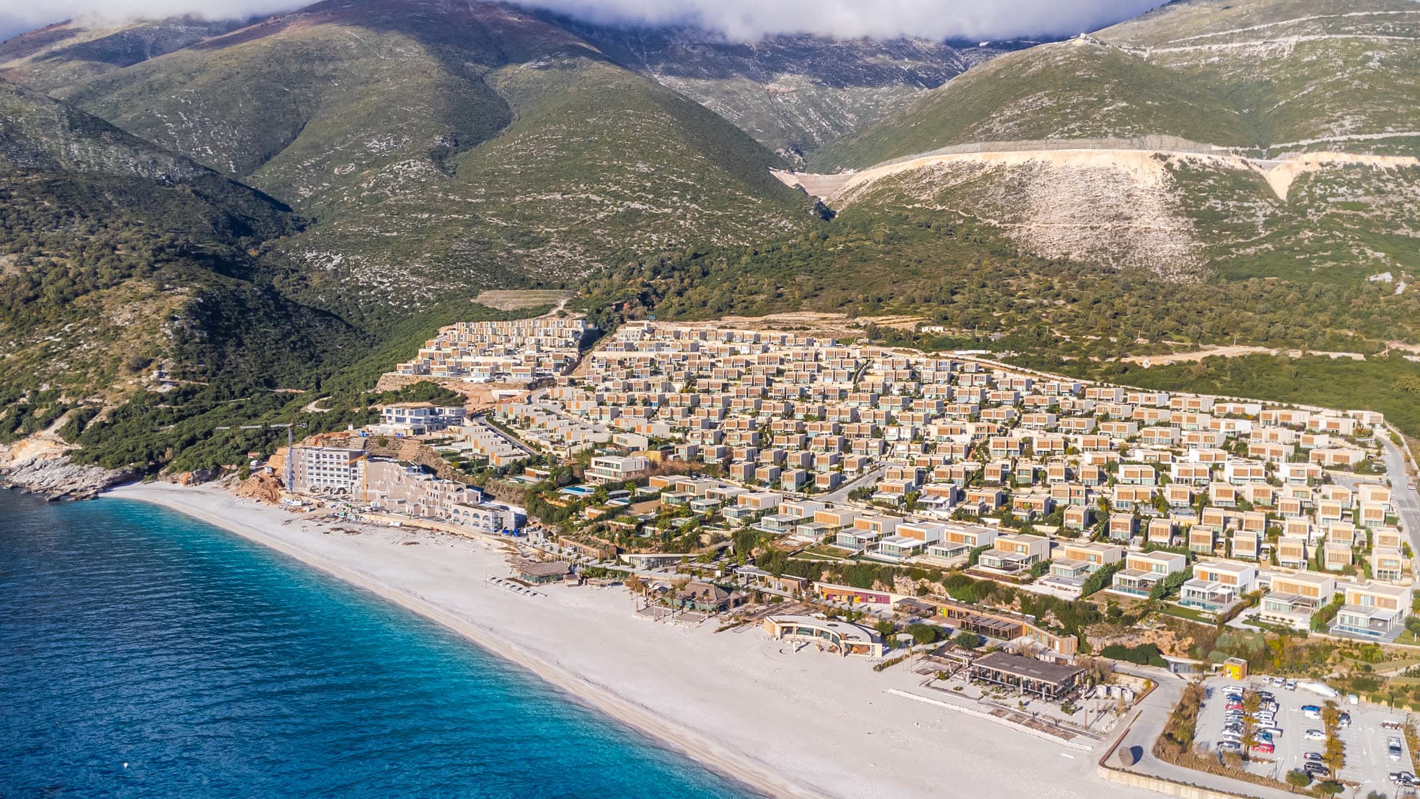 Palasë Beach from above